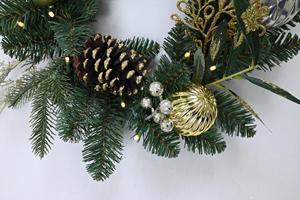 Guirnalda de Navidad Artificial de Pvc personalizada, decoración de puerta de Navidad, guirnalda de Pvc - Product Image 5