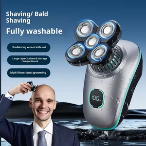Afeitadora Eléctrica Multifuncional 2026 para Hombre, con Pantalla LED, Resistente al Agua IPX6, 5 Cuchillas, Recargable por USB, para Cabeza Calva, Uso Doméstico y en Autocaravanas - Product Image 5