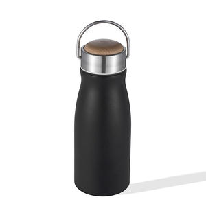 2024 ชีวิตเพื่อสุขภาพสแตนเลสขวดน้ําฉนวนกระติกน้ําสูญญากาศ<span class=keywords><strong>นม</strong></span>ขวดพร้อมที่จับฝาไม้ไผ่ - Product Image 1