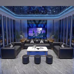 Meubles de bar-salon en forme de U personnalisés en forme de L pour discothèque Ensemble de sièges de stand de restaurant Foshan - Product Image 6