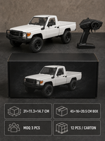 Voiture RC tout-terrain 4x4 à l'échelle 1/16 - Véhicule d'escalade télécommandé 2,4G avec chargeur USB