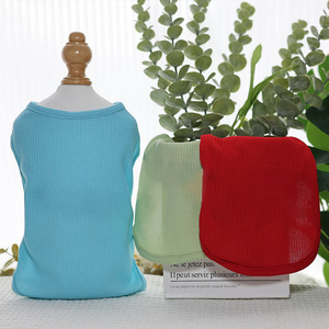 Pet Vest Sleeveless Solid Color Polyester Cute Design For Dogs <b>Cats</b> Small Medium Large Size Pet <b>Clothes</b> - Product Image 1