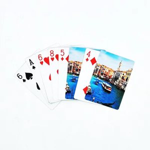 Nuevo producto, naipes personalizados sublimables, cartas de póquer con impresión de un solo lado, 54 cartas - Product Image 1