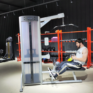 Máquina de fila sentada Lat Pull, equipo de fuerza de gimnasio comercial, construcción de acero, pila de peso de 100kg para <span class=keywords><strong>Polea</strong></span> alta trasera - Product Image 4