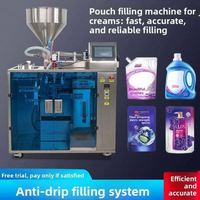 Mini-ensacheuse linéaire pour sachets préformés Doypack de boissons (lait, thé, jus)