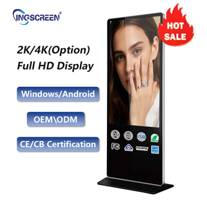 Ingscreen tầng thường vụ Top bán phương tiện truyền thông Android 11 1GB + 32GB Full HD LCD kỹ thuật số biển Máy nghe nhạc quảng cáo kiosk màn hình cảm ứng - Product Image 5