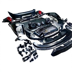 Pièces de voiture en alliage d'aluminium compatibles avec Bentley Flying Spur Mulsanne 2010-2016, kit carrosserie pour mise à niveau vers le modèle 2018, pare-chocs avant. - Product Image 2