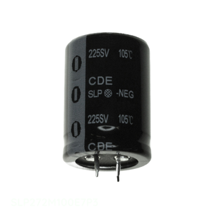 ตัวแทนจำหน่ายอย่างเป็นทางการ ตัวเก็บประจุแบบ Through Hole 2700 uF CAP ALUM 2700UF 20% 100V SNAP TH SLP272M100E7P3 - Product Image 1