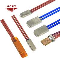 Interruptor térmico bimetálico HC25, caja de Metal de 135 grados C, Protector de corte térmico con batería eléctrica para sobrecarga trifásica