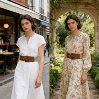 Ceinture élastique tressée confortable pour femmes, nouveau style, vente en gros, idéale pour robes et jeans