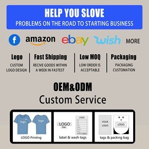 Wholesale Customizable Oversize Drop Shoulder Cotton Casual Men's Heavyweight T-shirt Print Option Men's Round <b>Neck</b> with Logo - Product Image 6