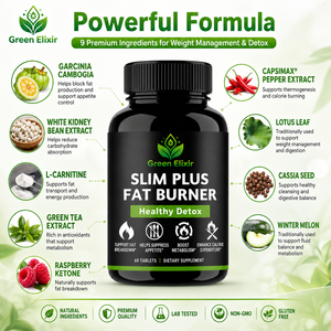 Tabletas Quemagrasas OEM - 60 Unidades, Suplemento Saludable para la Desintoxicación, Apoya la Descomposición de Grasa, Control del Apetito, Uso en Adultos - Product Image 3