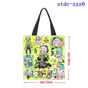Mochilas escolares de diferentes estilos Zenless Zone Zero Bily Anby Anime lienzo bolso de mano Cosplay Anime bolsa de compras - Product Image 4