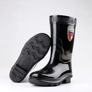 पानी के सबूत तेल एसिड प्रतिरोधी गैर सुरक्षा प्लास्टिक पीवीसी बारिश गम जूते पुरुषों बारिश जूते थोक वेलिंगटन के लिए