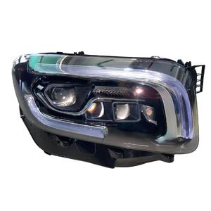 Faros Delanteros LED W247 X247 para <span class=keywords><strong>Mercedes</strong></span> Benz <span class=keywords><strong>Clase</strong></span> GLB 2020-2023, Sistema de Iluminación de Parachoques Delantero, Faros Matrix - Product Image 2