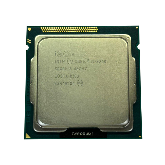 High Speed Legacy Intel Core Processors 2 Total Cores 4 Total Threads I3 3240 CPU for Computer