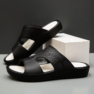 Nouvelles sandales à semelle épaisse et bout ouvert pour hommes, tailles 39-45, légères, en EVA, tendance, pour l'été, la plage, à bas prix - Product Image 3