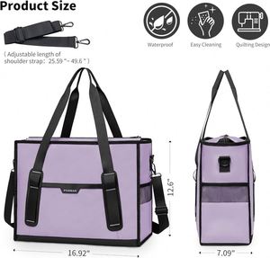 Sac à bandoulière OEM d'usine BSCI, sac pour enseignant, sac fourre-tout en toile - Product Image 6