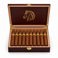 Boîte à cigares en bois de luxe faite à la main avec logo personnalisé pour le rangement de cigares haut de gamme et l'emballage cadeau