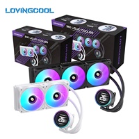 Lovingcool 2026 Nouvelle Arrivée Refroidisseur Liquide Tout-en-un pour CPU à Haute Dissipation Thermique, Boîtier Gaming, Affichage Personnalisable de la Température, Refroidisseur Liquide pour Ordinateur