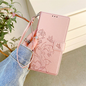 Étui portefeuille magnétique à fermeture automatique en cuir PU Lichicase pour Realme C71 Note 70T Narzo 80 Lite, motif papillon - Product Image 4