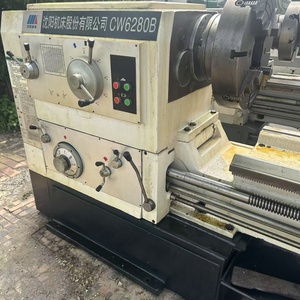 Torno Horizontal de Segunda Mano CW6280B de Alta Resistencia Fabricado en China, con Eje de 104 mm y Motor de 11 kW, Herramienta para Torneado de Metal - Product Image 1