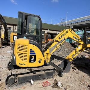 รถขุดขนาดเล็กมือสอง Komatsu PC40 ได้รับการรับรองมาตรฐาน CE น้ำหนัก 4 ตัน ระบบไฮดรอลิก พร้อมเครื่องยนต์ เกียร์ ปั๊ม ปี 2023 ขายเครื่องจักรก่อสร้าง - Product Image 2