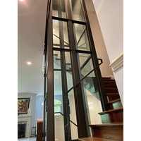 Ascenseur domestique moderne en aluminium pour l'extérieur, fourni par l'usine, pour appartements, résidences, hôtels, villas, supermarchés