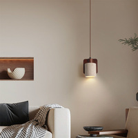 JYLIGHTING Lampe suspendue moderne minimaliste de petite taille, lampe suspendue en pierre de grotte jaune pour salles à manger, hôtels, chambres à coucher