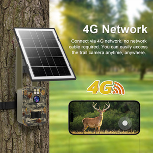 กล้องติดตามสัตว์ Okam Pro Outdoor 4G พลังงานแสงอาทิตย์ ความละเอียด 1080P มองเห็นในเวลากลางคืน กันน้ำ สำหรับการล่าสัตว์และการเฝ้าระวัง - Product Image 1
