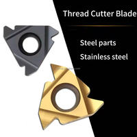 Inserto de fresado CNC de 60 mm, paso de 1.5 mm, herramienta de torno de paso fino de 55 mm para fresado interno y externo, resistente al desgaste, de carburo de tungsteno