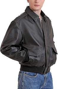 Chaqueta de Motociclista GLOBAL EDGE GPG-324 Personalizada de Cuero Negro para Hombre, Transpirable, de Invierno, Manga Larga, Servicio OEM, Personalizable - Product Image 3