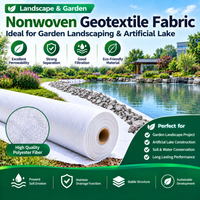 Tissu géotextile non tissé écologique haute résistance pour projets d'aménagement paysager