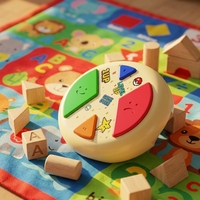 Jouets Fidget à Pression Rapide Lumineux à LED avec Effets Sonores Drôles et Effrayants, Rechargeables en Plastique, Fabrication OEM pour le Divertissement des Enfants