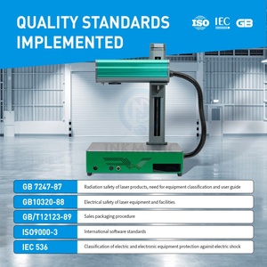 Machine de marquage au laser à fibre portable de bureau, petite, séparée, Raycus IPG 20W 30W, pour stylo, imprimante laser portative sur métal - Product Image 6