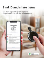 "Nouvelle version Find My Tag Smart Key Finder Locator Wallet Lugggae Pet Tracking Mini Tracker