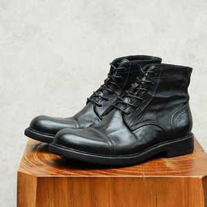 Nouvelle Chaussure Habillée Monopièce en Cuir Pleine Fleur de Qualité Professionnelle pour Homme avec Clous Métalliques et Fermeture à Lacets, Imperméable pour l'Automne - Product Image 5