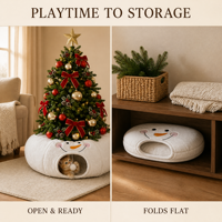 Meilleures ventes : Lits et tunnels pour chats sur le thème de Noël, accessoires pour chats, arbres à chat et meubles pour animaux de compagnie pour que les chats vivent et jouent