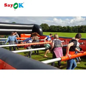 पिछवाड़े Inflatable फुटबॉल खेल inflatable Foosball खेल Inflatable मानव तालिका फुटबॉल