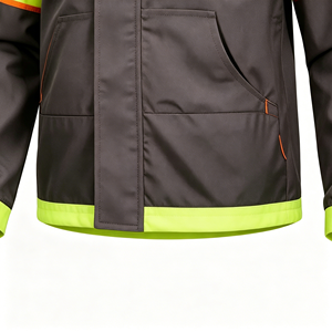 High Visibility Winter Safety Jacket with Reflective Accents for Work - Product Image 5