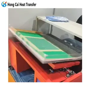 Hongcai Automatic Rhinestone Transfer Paper Brushing And Shaking Machine Custom Design Automatic Rhinestone Fixing Machine