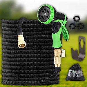 Flexible <b>Garden</b> Retractable <b>Hose</b> Lightweight Spray Nozzle Attachment - Product Image 1