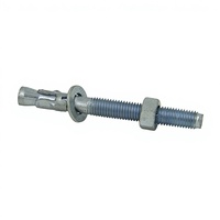 Ancre à coin en acier au carbone zingué M6 M8 M10 M12, longueur 40-200 mm, boulon d'expansion