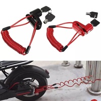 Verrou de frein à disque pour trottinette électrique Mijia M365, câble en acier inoxydable, certifié CE, absorption des chocs, verrou de sécurité