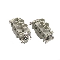Conector de Alta Resistencia SVLEC HK 4+2+PE DIN EN6194, Macho/Hembra, Impermeable, Combinación de Señal y Alimentación, IP67