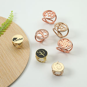 Broche en métal doré de haute qualité avec strass pour <span class=keywords><strong>robe</strong></span>, logo de marque populaire 2024, badge pour vêtements, <span class=keywords><strong>hijab</strong></span>, sécurité - Product Image 3