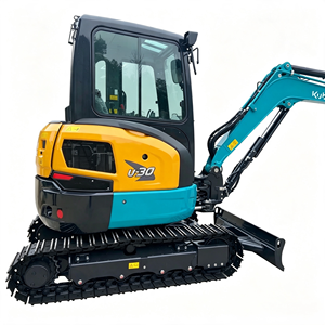 Miniexcavadora Kubota U30 Usada de 3 Toneladas |   Excavadora Kubota U40-6 Original de Japón con Orugas de Goma |   En Buen Estado, Se Vende - Product Image 1