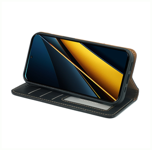 Folio <span class=keywords><strong>Flip</strong></span> Wallet Couverture Mobile Pour <span class=keywords><strong>Redmi</strong></span> K50 Ultra K40 K20 13c Magnétique Rfid Blocage Titulaire De La Carte Cas De Téléphone Portable - Product Image 4