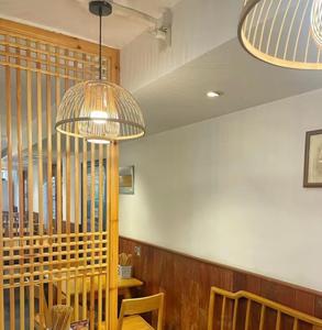 Bamboo <b>Toothpick</b> Bowl Lantern Natural Woven Hanging Light Handmade Bamboo Pendant Lamp OEM Supplier Vietnam - Product Image 4