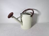 Arrosoir en acier galvanisé Jiangsu 3,8 L, robuste, vintage, pour plantes d'intérieur/extérieur